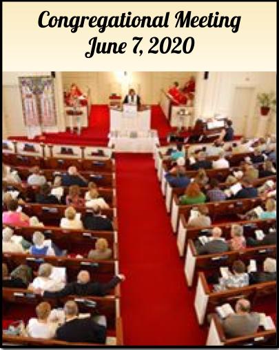 Congregational Meeting June 7